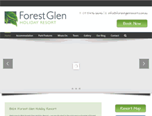 Tablet Screenshot of forestglenresort.com.au